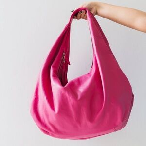 Stylish Pink Hobo Bag